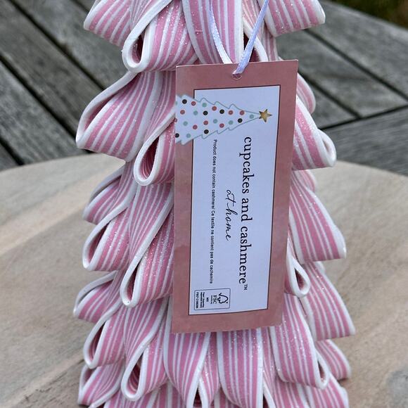NEW Cupcakes and Cashmere Pink Clay Dough Candy Christmas Tree 14.5” Whimsical - Picture 7 of 9